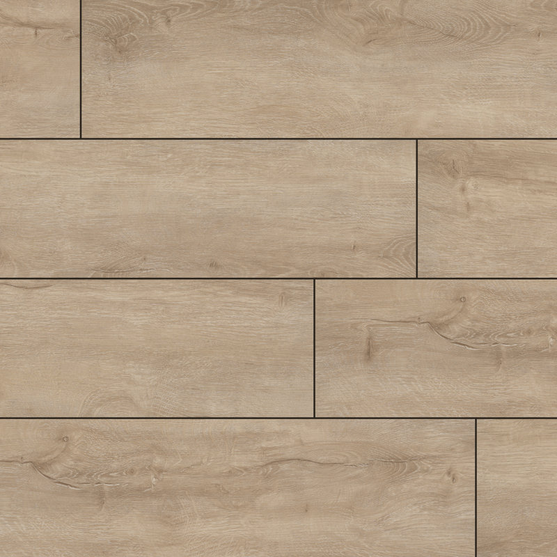 Parkland Refined Oak 9 in. x 60 in. 6.5mm 20mil Waterproof Rigid Core Luxury Vinyl Plank Flooring, Refined Oak
