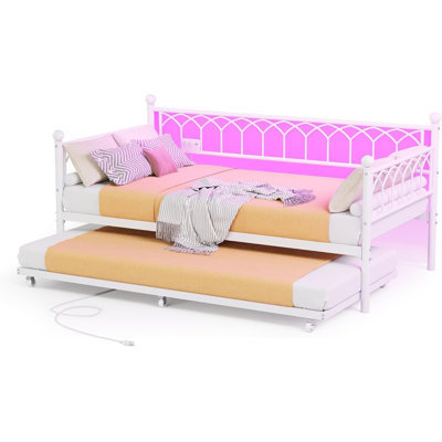 Twin Metal Daybed, Easy Assembly Space Saving