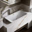 Iron Plains Metal Rectangle Dual Mount Bathroom Sink with Overflow-1271659784