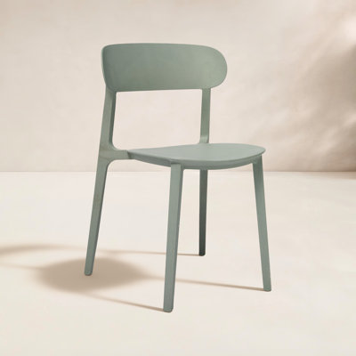 Janicka Stackable Patio Side Chair