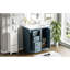 Armoire de salle de bain 30 po avec lavabo en céramique. Bois massif et fabriqué. Rangement fonctionnel. Système de tiroir Indigo Essential.-1345812273-1345812272