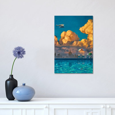 Stopover by Ross Jones - Wrapped Canvas Print