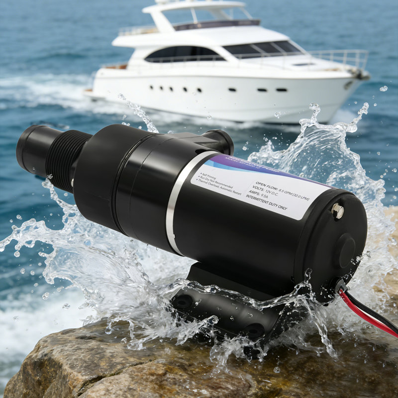 Pompe d'égout, pompe de vidange Macerator auto-amorçante 12V