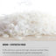 Causeuse-coussin standard en cuir véritable brun