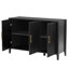Armoire de rangement à trois portes avec poignées en métal-1785636216