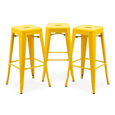 Tabouret jaune 30 po