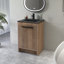 Meuble-lavabo sur pied 24 po avec lavabo en céramique-1327118490