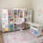 DreamCart - Mobile Crafting Station with Expandable Workspace & Smart Storage