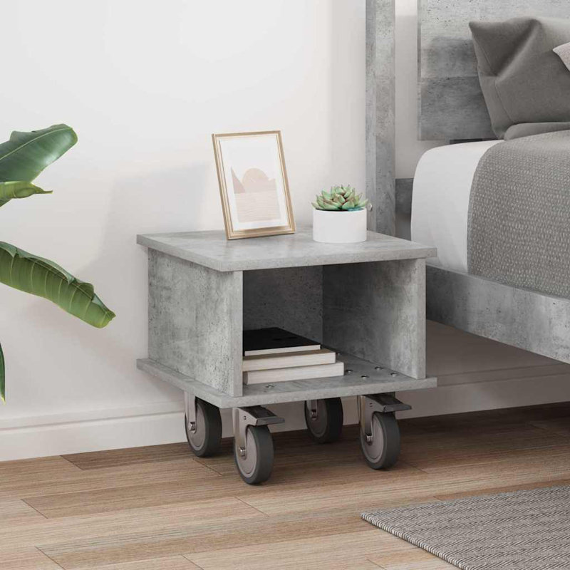Unfinished TV Stand for TVs up to 42", Concrete Grey