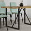 Ensemble de table de salle à manger 55 po Mid-Century
