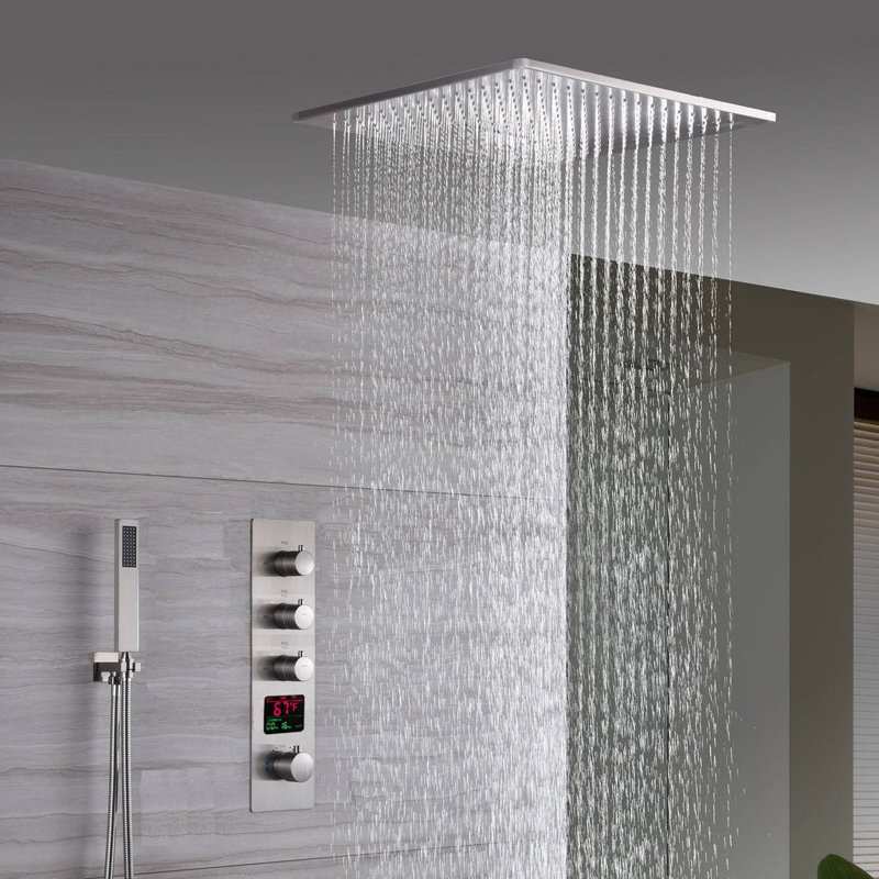 All-In-One Kit with Rough in-Valve, Brushed Nickel