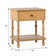 Vivienne Easy Assembly Solid Wood Spindle 1-Drawer Nightstand