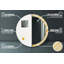 Huldar Glass Flat Wall Mirror