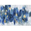 «Blurry Blue Flowers II» par Parvez Taj, reproduction d'art sur toile tendue-1567064591