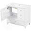 Meuble-lavabo 36 po avec lavabo en céramique-860985536
