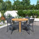 Rafael Aluminum Patio Dining Chairs (Set Of 4)