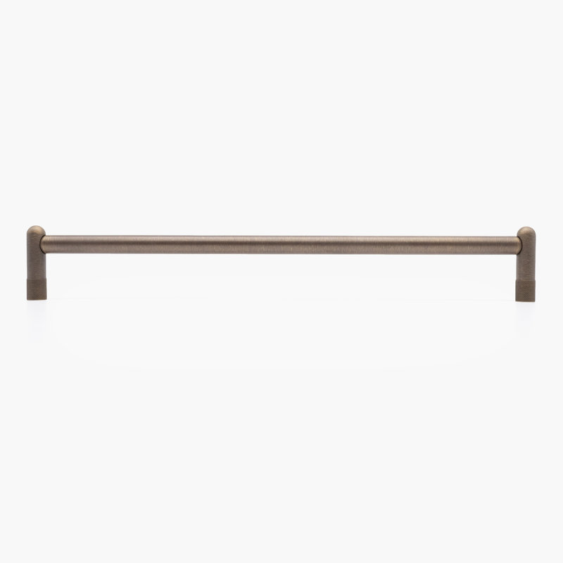 Knurled Appliance Pull, Antique English, 18"