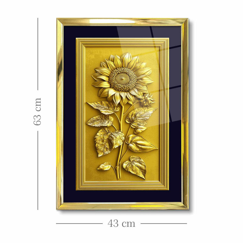 Elegant Decorative Framed Painting, 17.0 x 25.6 inches | 100% Acrylic Glass (Thickness: 0.04 inches) & Solid Wood Frame (Thickness: 1.0 inches) | Perfect Wall Art for Living Room, Bedroom & Office Decor