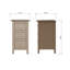 Accetturri 3 Drawer Bedside Table Nightstand Cabinet in Grey, Putty or Ivory White-428516693
