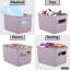 Ensemble de paniers en plastique nervuré-73493694-73493697