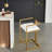 Ive Upholstered Counter Stool with Metal Frame-374631230