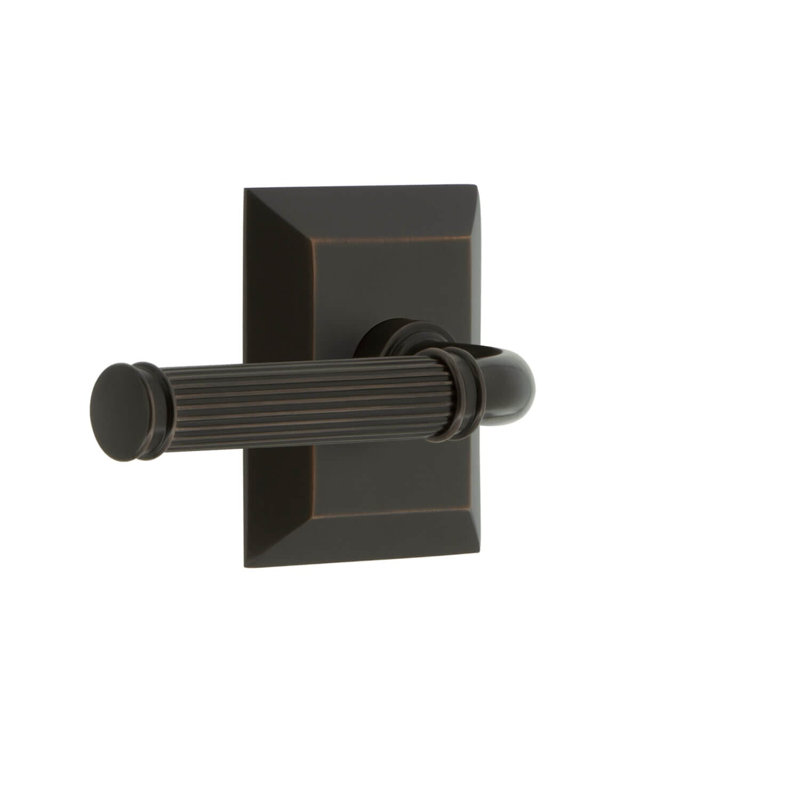 Rosette Grandeur Fifth Avenue carrée avec levier Soleil, Gaucher, 2 3/8"