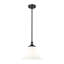 Luminaire suspendu 1 lumière noir mat Ohlson-1340429145