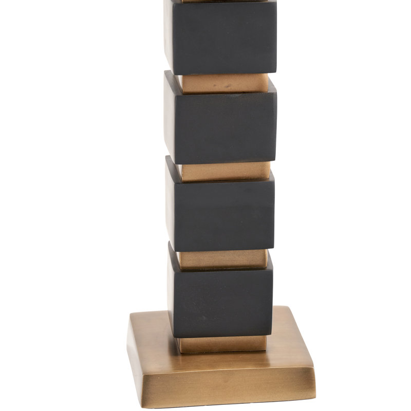 Maximo Aluminum Table Lamp, Matte Black