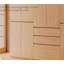 Garde-robe simple de couleur unie