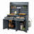 65''H  Outdoor Kitchen Island With Lockable Wheels-395334327