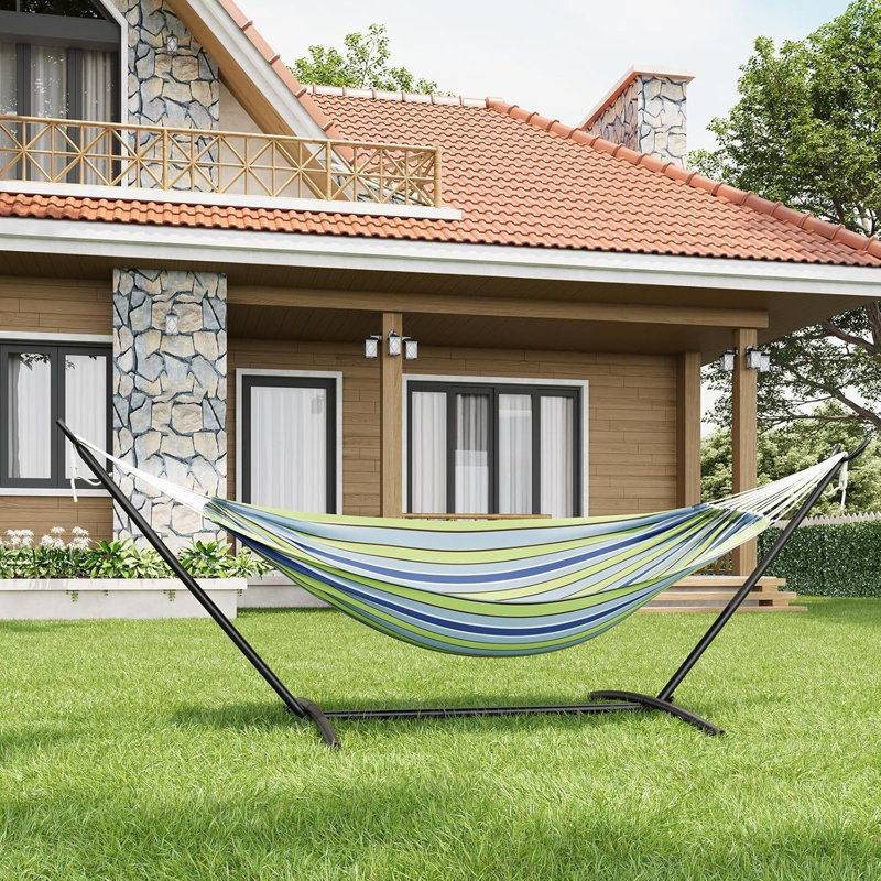 Steel Standard Hammock Stand, Blue