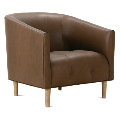 Pate Leather Accent Chair