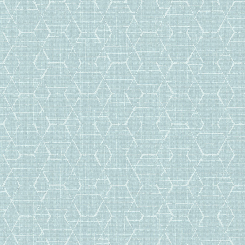 Maone 1000cm x 53cm Textured Non-Pasted Roll, Aqua