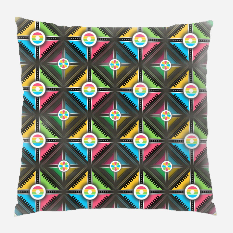 Reversible Throw Pillow, Indoor