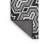 Tapis noir à motifs géométriques-1619646938