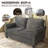 Kandiss Upholstered 56.3'' Loveseat-1125588608
