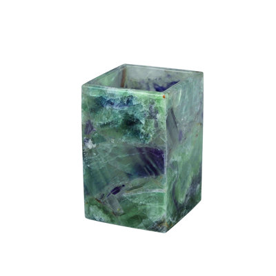Gemstone Flourite Brush Holder