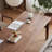 Solid wood light luxury dining table-450684609