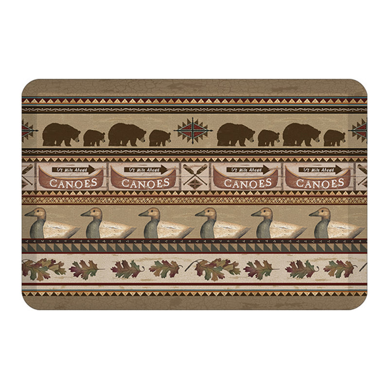 Lodge Look Synthetic Water Resistant Anti-Fatigue Non-Skid Kitchen Mat