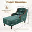Chaise longue surdimensionnée en chenille-431898275