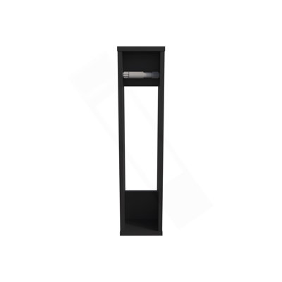 Porte-papier hygiénique Supai en mélamine, noir