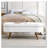 Ottoman Oval Storage Bench,Rubber Wood Legs-1222552664