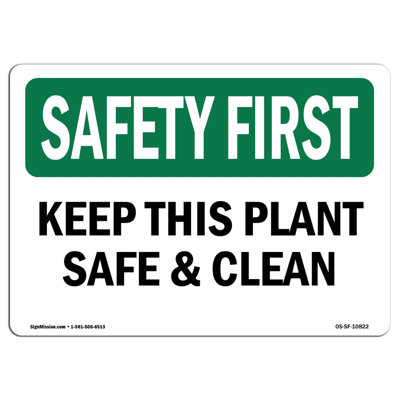 Safety First Sign