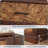 Brown 5 Drawer Dresser for Bedroom, Farmhouse Tall Chest of Drawers with Metal Handles, Rustic Wooden Dresser for Living Room, Hallway
