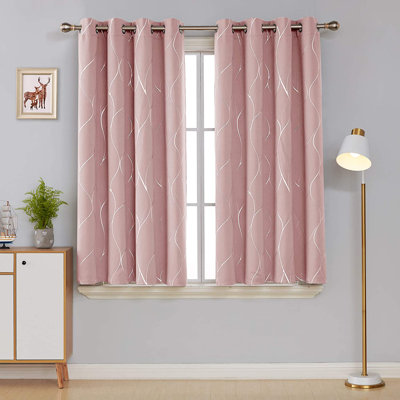 Kellda Thermal Room Darkening Polyester Curtain Panels