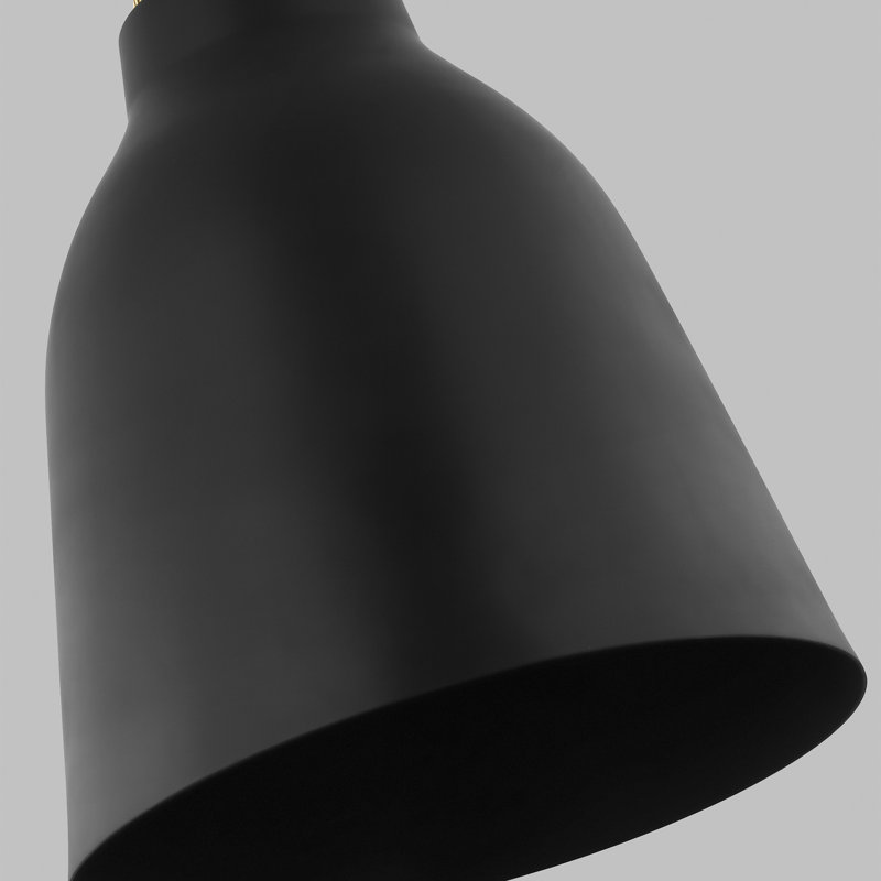 Forge 1 - Light LED Pendant, 31.9" H x 26" W x 26" D, Nightshade Black