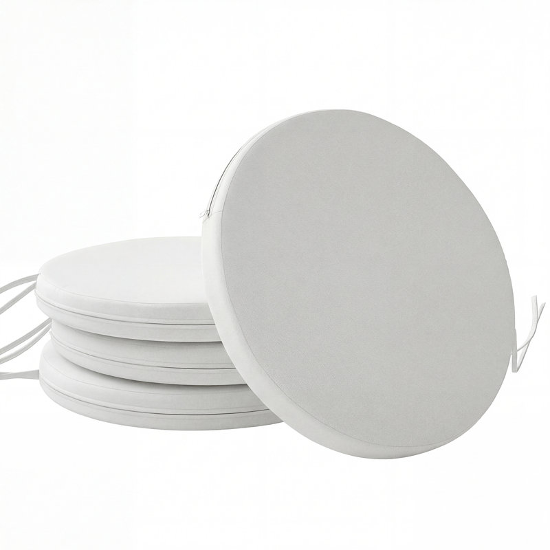 Outdoor Seat Cushion Set, White