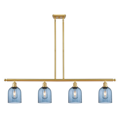 Luminaire suspendu pour îlot de cuisine 4 lumières Odaniel