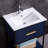 Manatuto 24 " W Freestanding Standard Free Standing Single Double Single Vanity Bathroom Vanity With Ceramic Top-1029869910