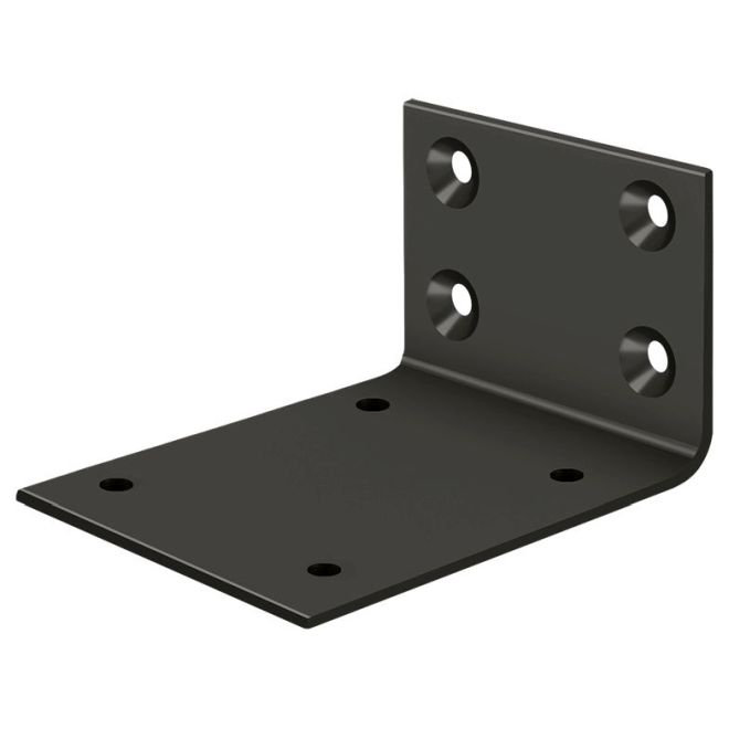Solid Brass Jamb Bracket S.B, Oil Rubbed Bronze